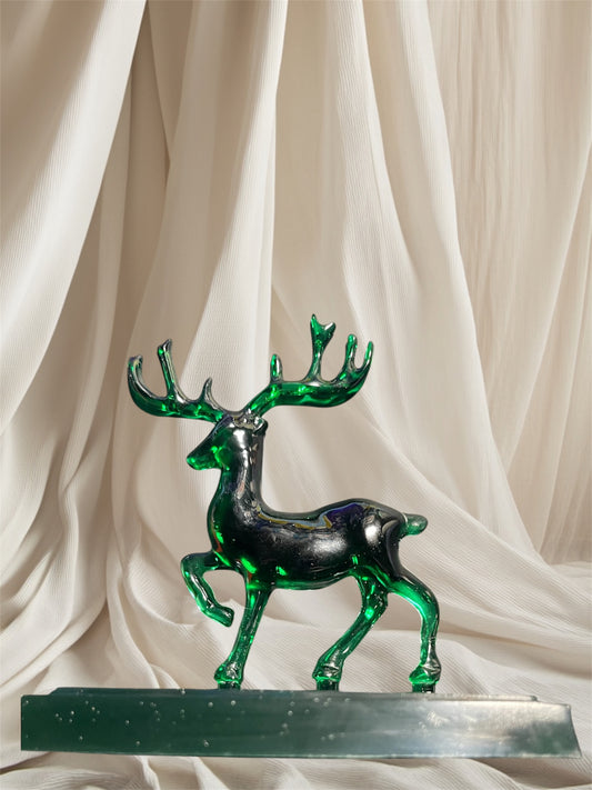 Small deer statue