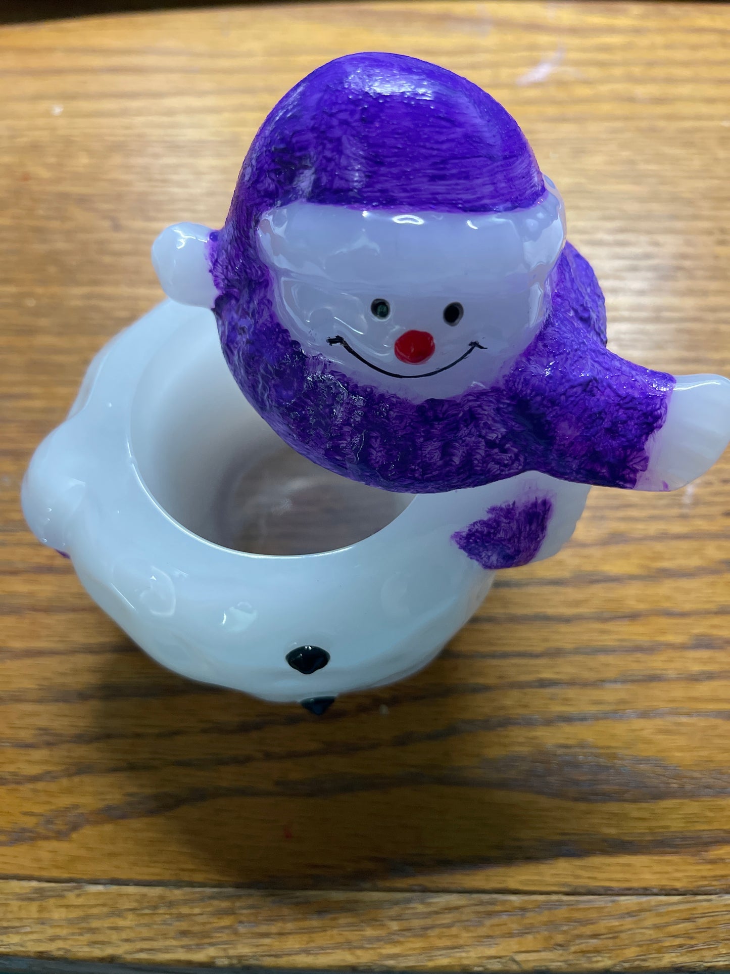 Snowman Jar